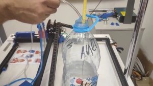 Промывка смесителя станка Купол Pro для заливки купольных наклеек после рабочего процесса