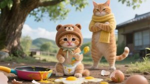 МАЛЕНЬКИЙ КОТЁНОК ИСПОРТИЛ ЕДУ ОТ СВОЕЙ МАМЫ И ОНА ТЕПЕРЬ НА НЕГО ЗЛИТСЯ.... МДА.. ТАКОЕ СЕБЕ