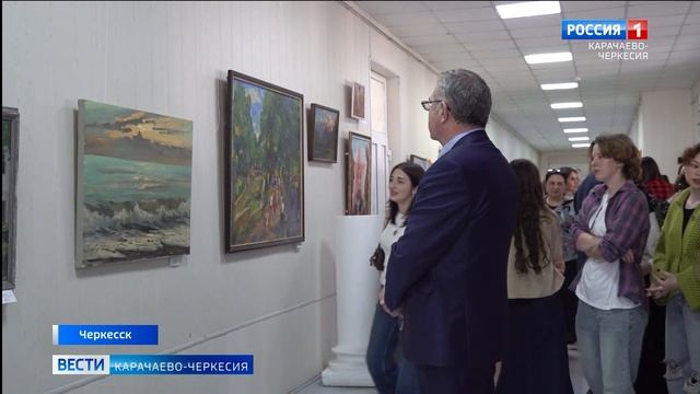 "Притяжение культур" - выставка с таким названием открылась в института культуры и искусств КЧГУ смотреть онлайн