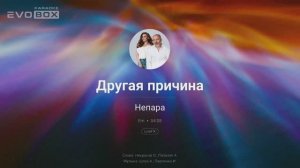 НЕПАРА — Другая причина | караоке EVOBOX