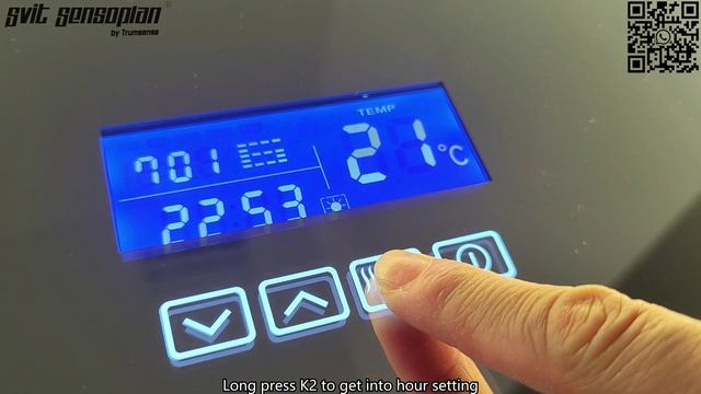 Trumsense Bathroom Mirror K3014AF Time Temperature Display Touch Panel With Defogger