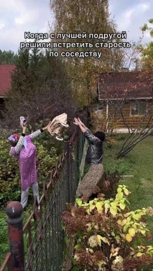 Покажи подруге, как вы с ней встретите старость 😂