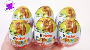 Kinder Сюрприз Natoons Dinos (Динозавры). Знакомство с новой серией.