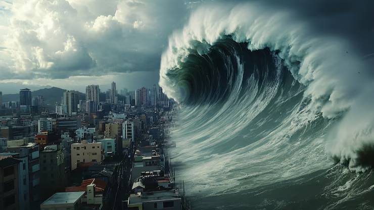 САМАЯ БОЛЬШАЯ ВОЛНА В ИСТОРИИ! Самое большое цунами смотреть онлайн