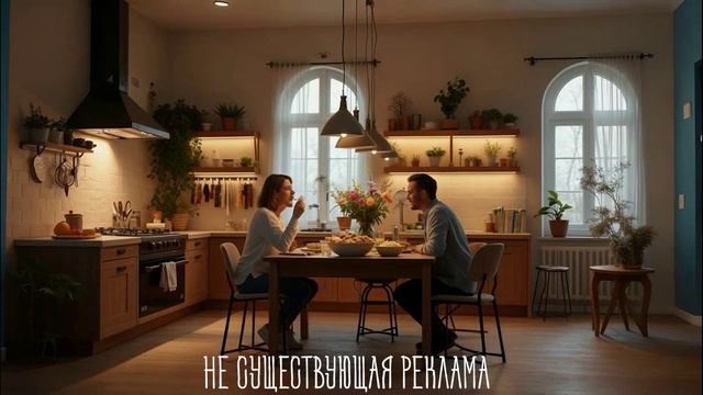 Пример рекламы сделанной в нейросетях.