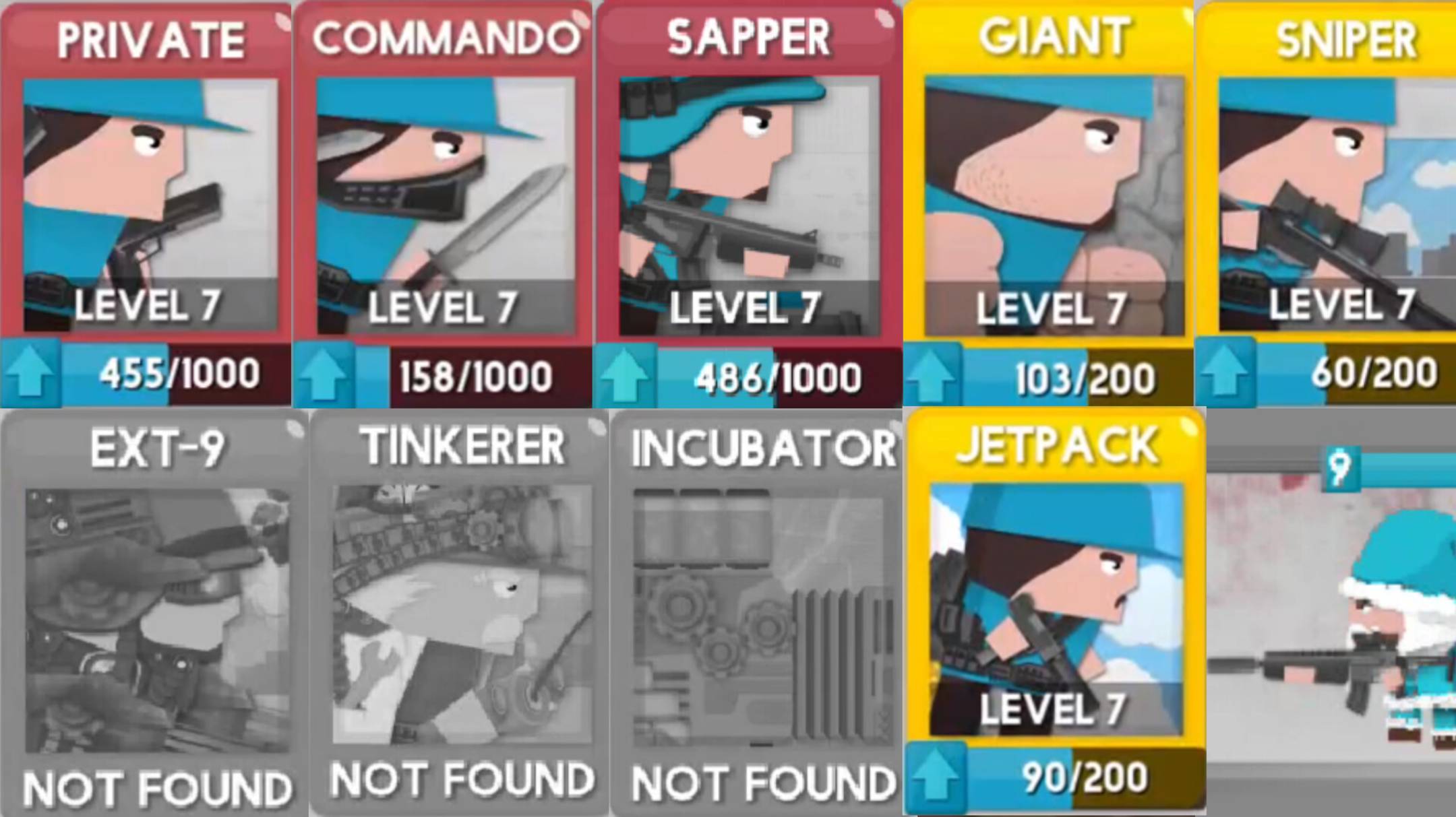 Мой первый аккаунт в Clone Armies.