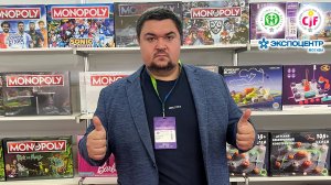 ООО Смарт на выставке Мир Детства 2025 в Крокус Экспо! Монополия Роботы Журналы и наклейки