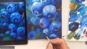 Акрил. Черничные сумерки