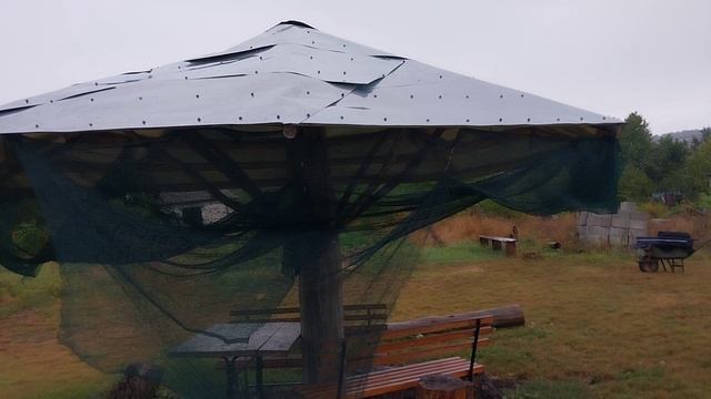 Круглая беседка завершена, УРААА! смотреть онлайн