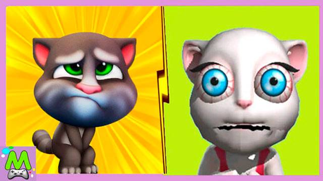 Говорящий Кот Том vs Ужасная Кошечка Мария.Страшила против Милого Питомца смотреть онлайн