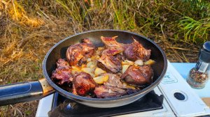 Один на Охоте с Ночёвкой. Готовлю Добытую Дичь.Трудовая Охота Осень 2025г.