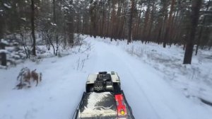 Прогулка на мотобуксировщике Snowdog wide z460r очки с подогревом 609  планы на сезон 2025