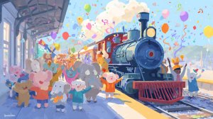 ДОБРЫЙ ПАРОВОЗИК — ПЕСЕНКА ПРО ПОЕЗДА | УСПОКАИВАЮЩИЙ МУЛЬТИК ДЛЯ СНА