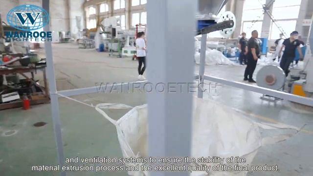 Линия грануляции для пленок и плетеных мешков смотреть онлайн