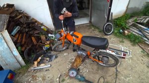 МОПЕД КАРПАТЫ НА ЭЛЕКТРИЧЕСТВЕ Крутая самоделка (1)