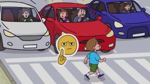 Ожившая раскраска от РСА I 3 сезон I Выпуск 19: "Напролом: всегда ли прав пешеход?"