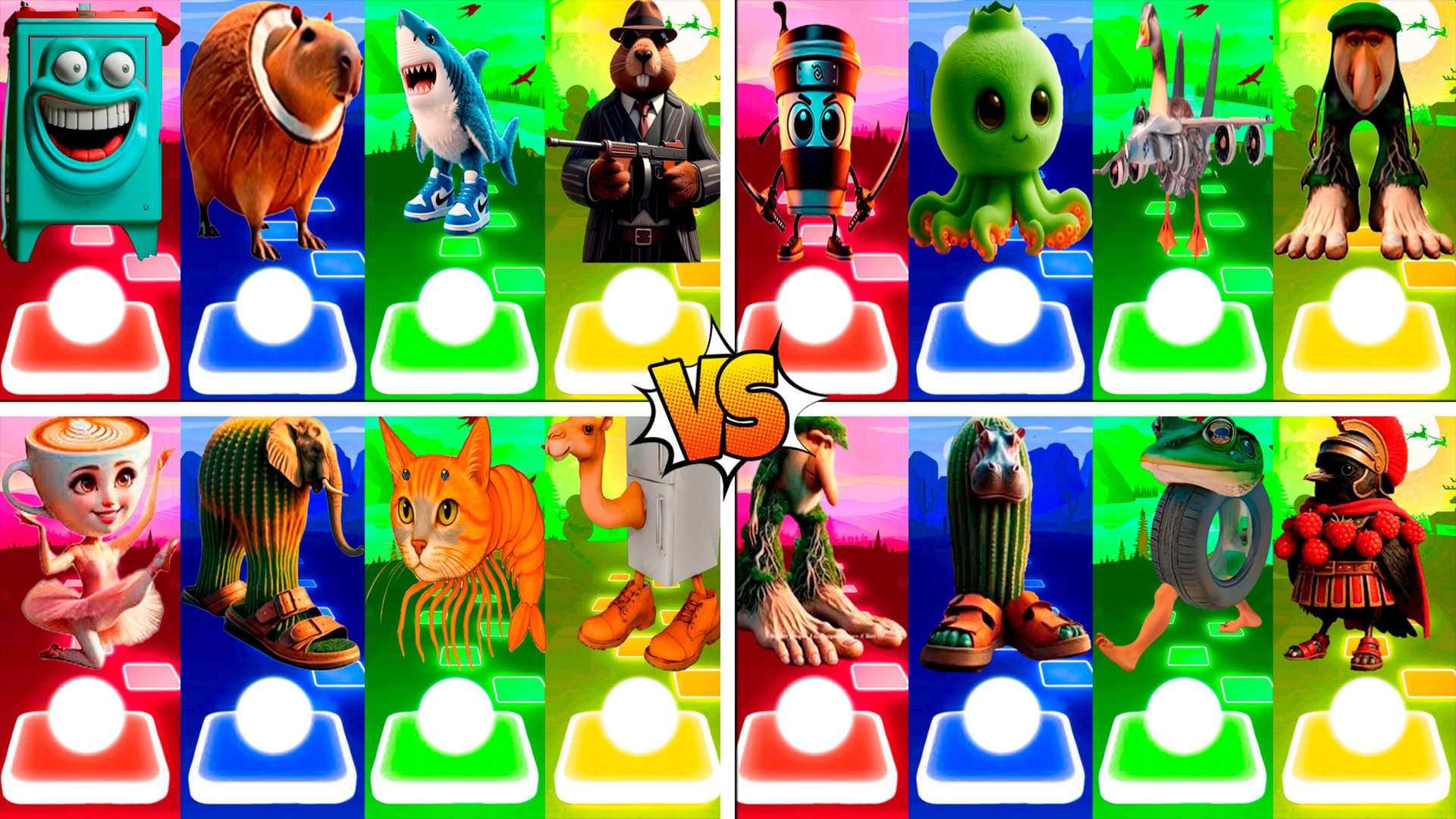 МЕГАМИКС БОМ БОМ БОМ ГАЗУН 🆚 БУРБАЛОНИ ЛУЛИЛОЛИ 🆚 ДРУГИЕ БРЕЙНРОТ МЕМЫ | Tiles Hop №193-196 смотреть онлайн