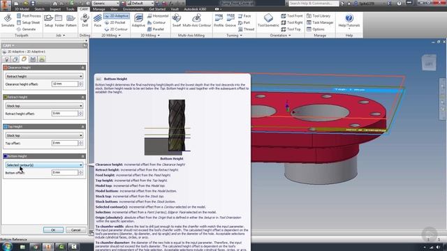 21 - Diving into 2D Milling Head-first - Part 1 - 2D Adaptive Clear смотреть онлайн