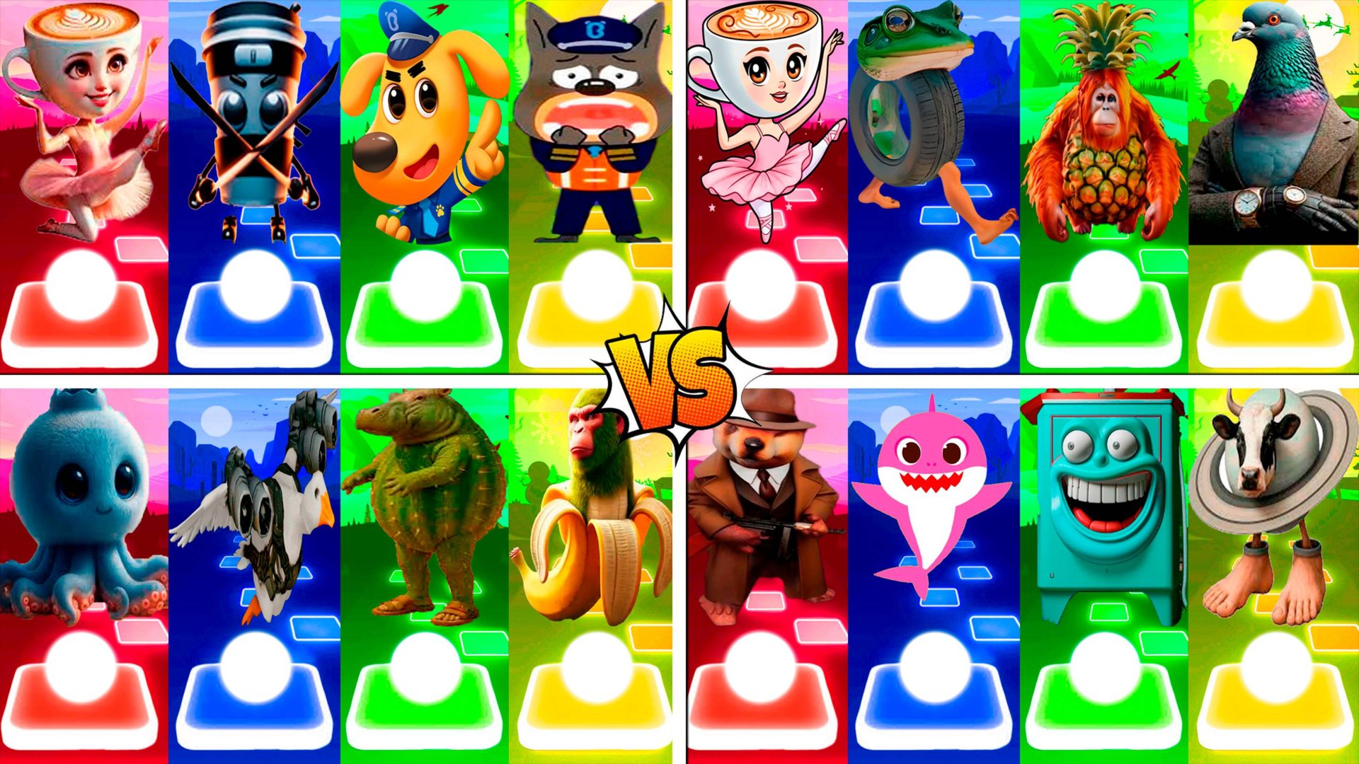 МЕГАМИКС БАЛЕРИНА КАПУЧИНО 🆚 КАПУЧИНО АССАСИНО 🆚 ДРУГИЕ БРЕЙНРОТ МЕМЫ | Tiles Hop №209-212 смотреть онлайн