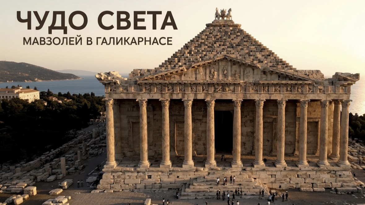 Мавзолей в Галикарнасе 👆5‑е👆 ЧУДО СВЕТА. Дворец памяти царя смотреть онлайн