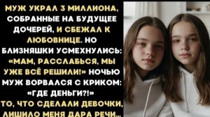 ИСТОРИИ ИЗ ЖИЗНИ/Муж украл деньги, собранные на будущее дочерей и сбежал к любовнице/Рассказ