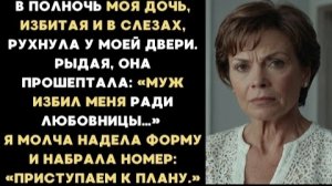 ИСТОРИИ ИЗ ЖИЗНИ/В полночь моя дочь, избитая и в слезах упала у моей двери/Рассказы жизненные