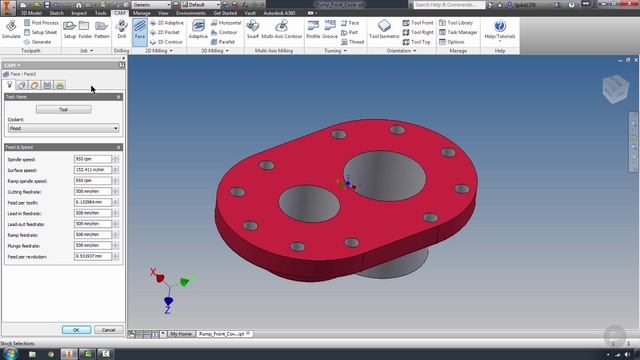 19 - Diving into 2D Milling Head-first - Part 1 - HSM Workflow Overview & Face Tool Path смотреть онлайн