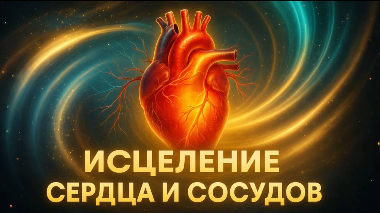 💛 ИСЦЕЛЕНИЕ СЕРДЕЧНО-СОСУДИСТОЙ СИСТЕМЫ | Намерение Света 528 Гц смотреть онлайн