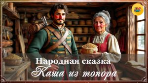 🥣 Каша из топора| Народная сказка | Аудиосказки для детей