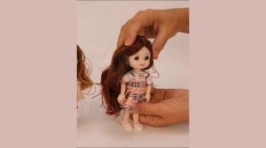 Кукла для девочки шарнирная, набор 2 шт, 16 см TrendToys  DNT102