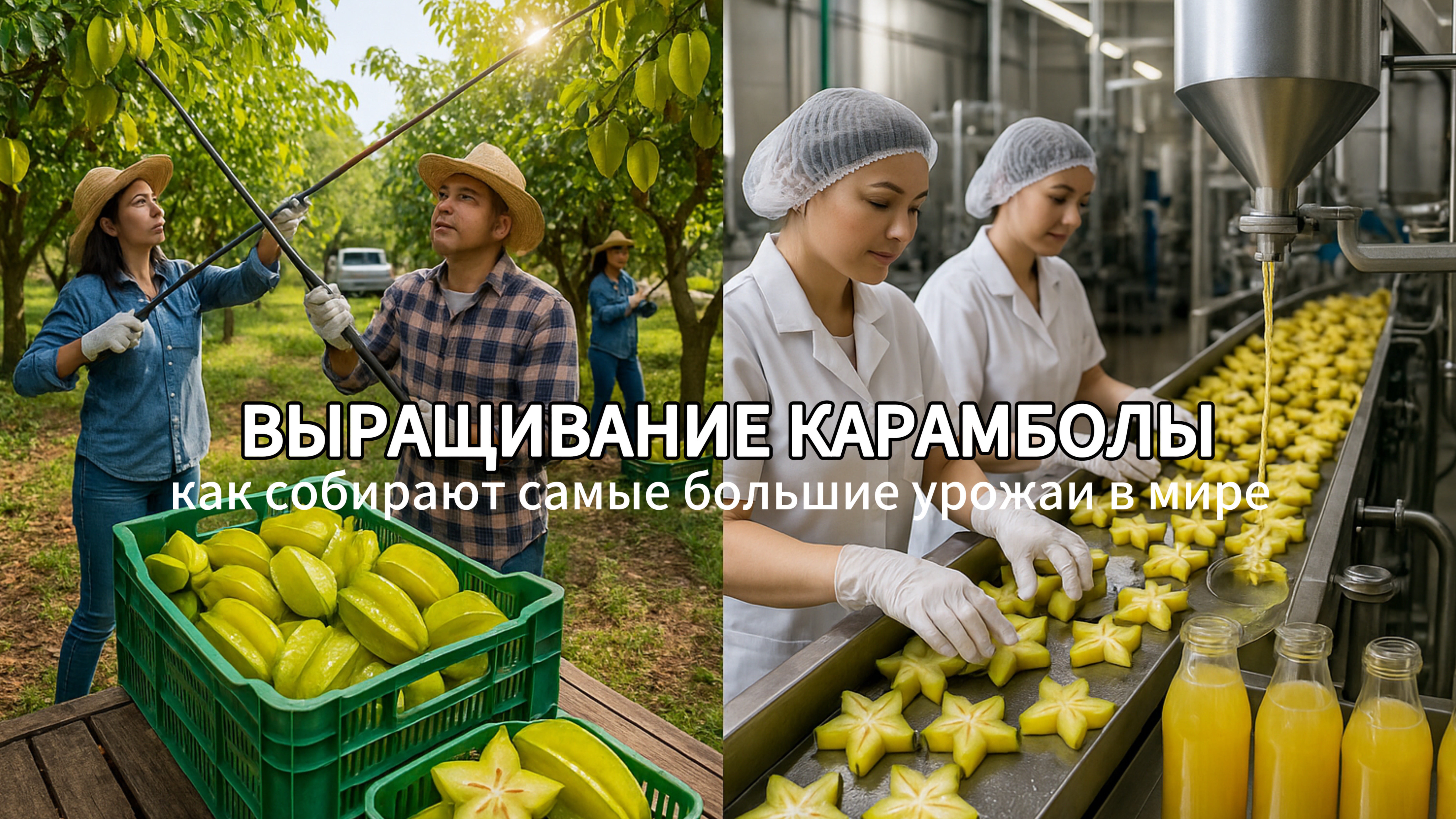 Как фермеры собирают карамболу: технология производства сока из карамболы смотреть онлайн