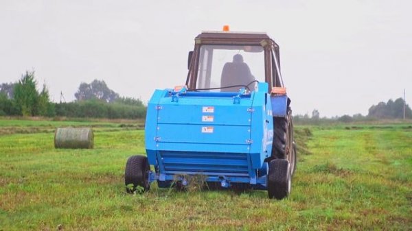 Пресс-подборщик KIRPI 130-90F в работе!