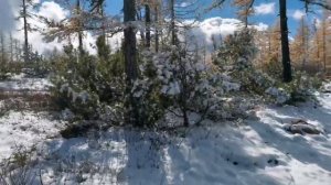 А на Удоканском хребте уже снег