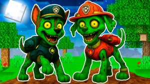 ЩЕНЯЧИЙ ПАТРУЛЬ ЗАРАЗИЛИСЬ ЗОМБИ ВИРУСОМ АПОКАЛИПСИС В МАЙНКРАФТ МУЛЬТИК