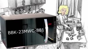 Микроволновка ВВК-23MWC-881TB-M. Обзор и полная инструкция