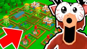 Я построил ГОРОД в 99 НОЧЕЙ в лесу ROBLOX!