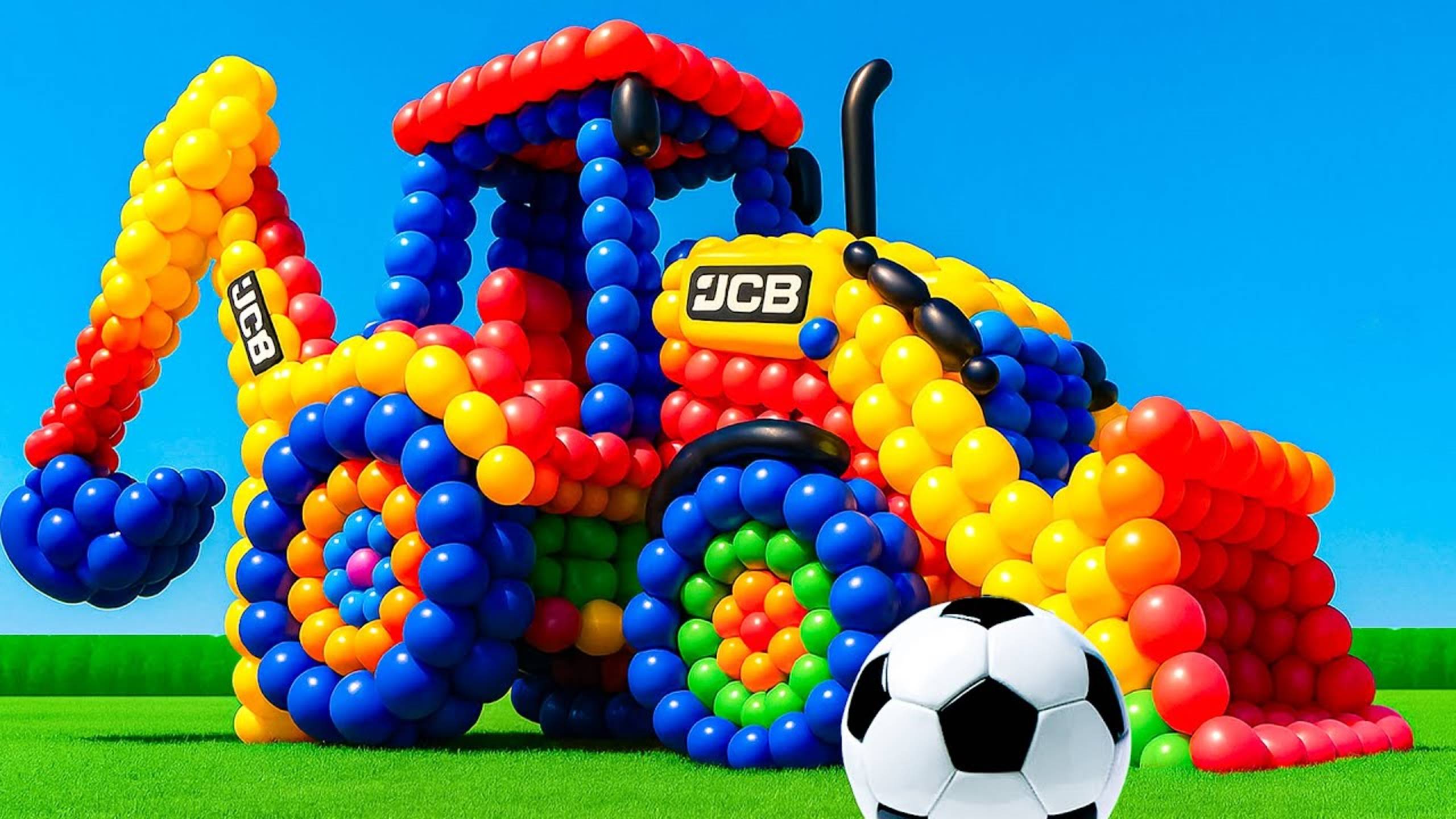 Мультик про ТРАКТОР | Клоун и шарики - смотреть мультики| мультики для детей смотреть онлайн