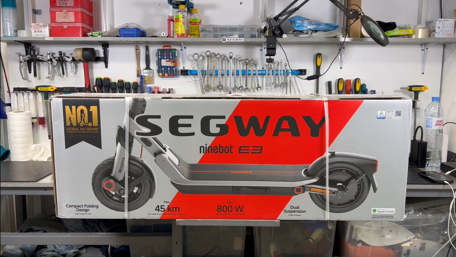 Ninebot E3 распаковка, сборка и активация. смотреть онлайн