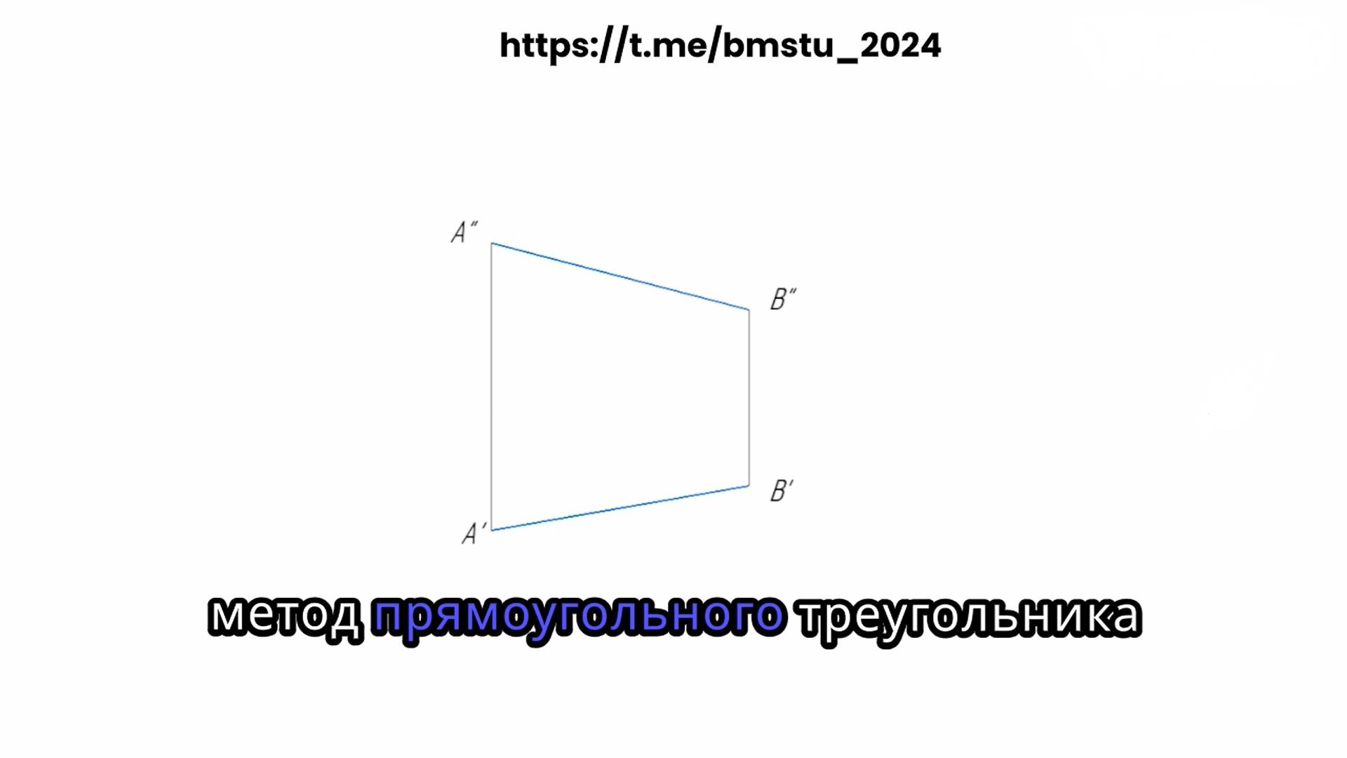 Метод прямоугольного треугольника