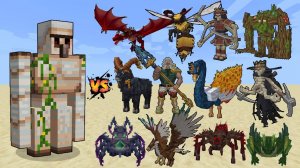 ГОЛЕМ ПРОТИВ РОЛ КРАФТ МОДА МАЙНКРАФТ