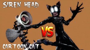 📢 СИРЕНОГОЛОВЫЙ 📢 - против КАРТУН КЭТА. SIREN HEAD vs CARTOON CAT.