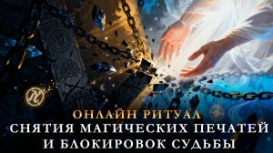 Онлайн ритуал СНЯТИЕ МАГИЧЕСКИХ ПЕЧАТЕЙ И БЛОКИРОВОК СУДЬБЫ
