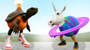 ПОНГАЛЕ НОМБРЕ ПРОТИВ ЮНИКОРНАУСА ИТАЛЬЯНСКИЙ МЕМЫ BRAINROT В GARRYS MOD