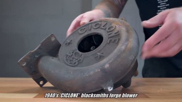 реставрация воздуходувки Blacksmith Forge 1940-х годов!