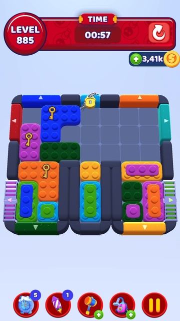 Color Block Jam 885 Уровень смотреть онлайн