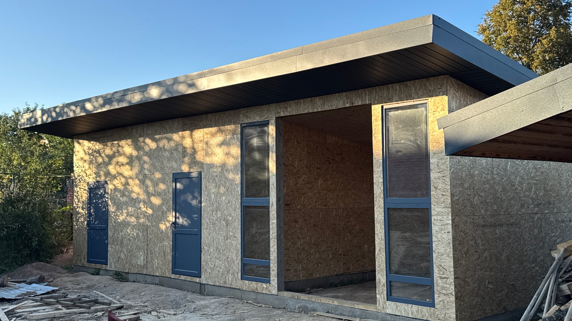 Беседка Дровник к Баньке с Громом!!!