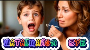 Шатающийся зуб.  Детская песня про молочный зуб