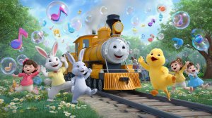 ПОЕЗД ТУ‑ТУ: ТАНЦУЕМ И ПОЁМ С ПАРОВОЗИКОМ | ПЕСЕНКА ДЛЯ ДЕТЕЙ