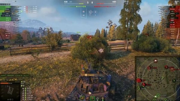 [Fermani wot] Borkenkäfer ● Читерный ЛТ в деле! Поломал красных и закончил последним снарядом