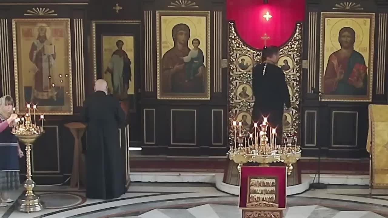 18.09.2025 Божественная Литургия. Четверг. Седмица 15-я по Пятидесятнице. смотреть онлайн